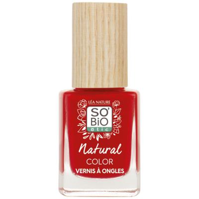 LEA NATURE SO BIO ETIC So'Bio vernis &agrave; ongles couleur naturelle 11 ml 20 Rouge Essentiel