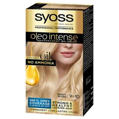 SYOSS Teinture permanente olio intense  n&ordm; 9,10 blond &eacute;clatant
