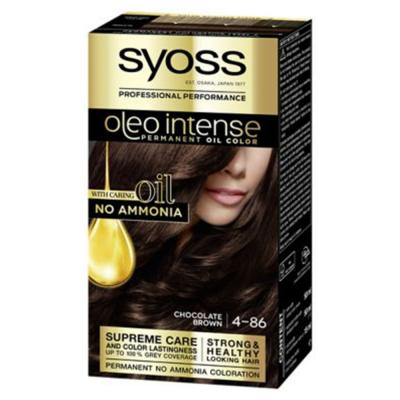 SYOSS  Oleo Intense N&deg;4.86 Ch&acirc;taigne Glac&eacute;e Pack 5uts