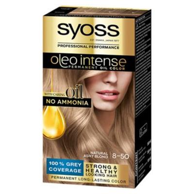 SYOSS  Oleo Intense N&deg;8.50 Blond Cendr&eacute; Pack 5uts