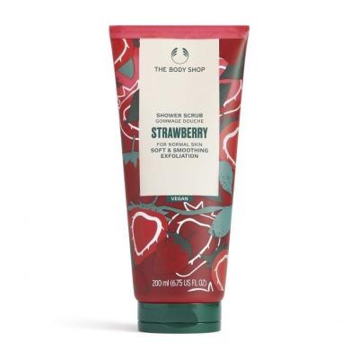 THE BODY SHOP  Strawberry 200ml Body Scrub Rose