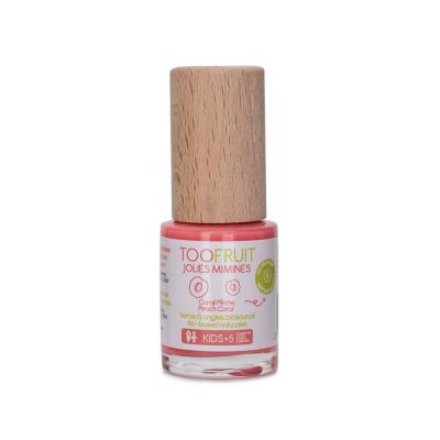 TOOFRUIT Vernis &agrave; ongle biosourc&eacute; P&ecirc;che 10ML Jolies Mimines 