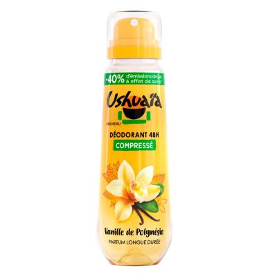 USHUAIA D&eacute;odorant 48h Vanille De Polyn&eacute;sie  - Le Spray De 100ml