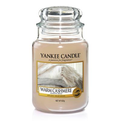 YANKEE CANDLE  Bougie Cachemire Chaude Grand Pot Classique 623 gr