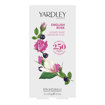 YARDLEY  English Rose Coffret 3 Savons 100g