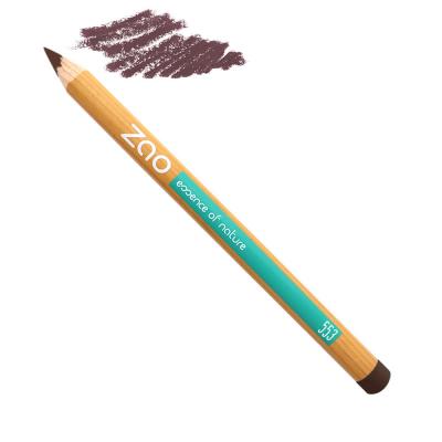 ZAO  Makeup Crayon Bio, vegan et rechargeable Brun