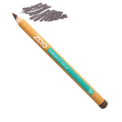 ZAO  Makeup Crayon Bio, vegan et rechargeable Brun clair