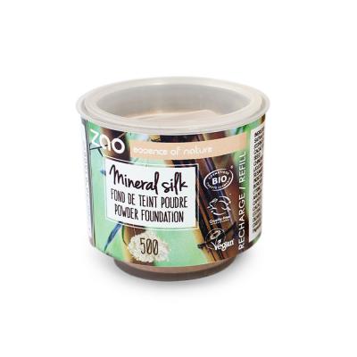 ZAO ESSENCE OF NATURE Poudre Min&eacute;rale Matifiante Bio "Mineral Silk" 500 - Zao Recharge