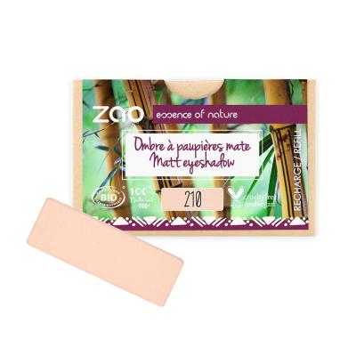 ZAO MAKEUP Recharge fard &agrave; paupi&egrave;res bio - Rectangle - Zao 210 Rose - mat