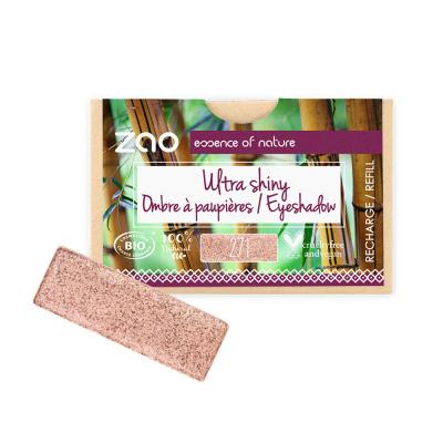 ZAO MAKEUP Recharge Ombre &agrave; paupi&egrave;res nacr&eacute;e rectangle 271 Cuivre Zao