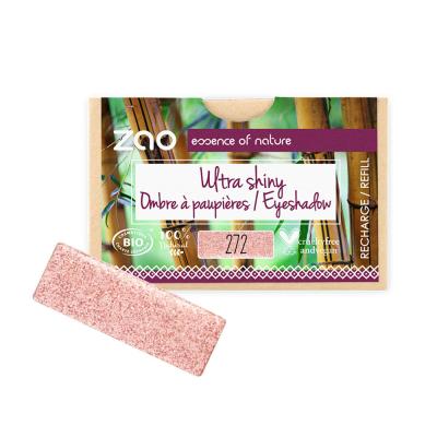 ZAO MAKEUP Recharge Ombre &agrave; paupi&egrave;res nacr&eacute;e rectangle 272 Rose Zao