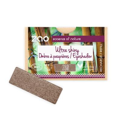 ZAO MAKEUP Zao Refill Rectangle Eye Shadow 280 Satin Cocoa