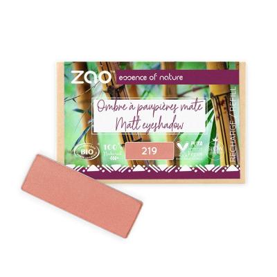 ZAO Recharge fard &agrave; paupi&egrave;res bio - Rectangle -  219 Rose Terracotta