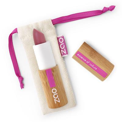 ZAO MAKEUP Rouge &agrave; L&egrave;vres Hydratant Bio "Cocoon" - Zao 411 London Produit classique