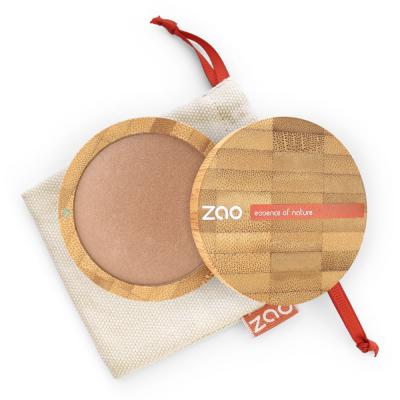 ZAO MAKEUP  Terre cuite min&eacute;rale Bio, vegan et rechargeable Cuivre dor&eacute;