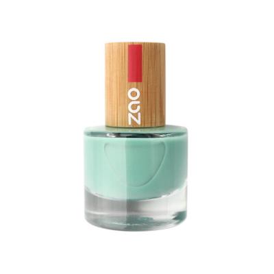 ZAO  - Vernis &agrave; ongles en bambou - n&deg; 660 / Aigue-marine - 8 ml