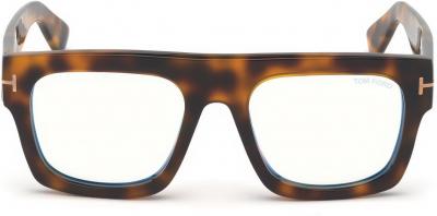 TOM FORD Lunettes de soleil  FT5634-B Cadres Optiques, Havana, 53 mm