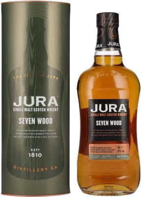JURA Isle Of  Seven Wood 70cl Whisky + Coffret cadeau