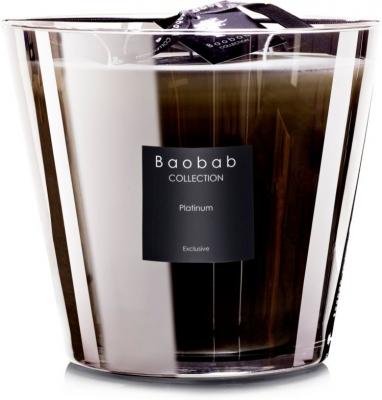 BAOBAB COLLECTION  Bougie LES EXCLUSIVES 500g Platinum argent