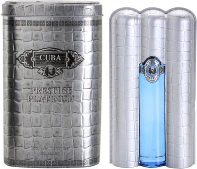 Prestige Platinum Cuba - Eau De Toilette Spray for Him 90ml