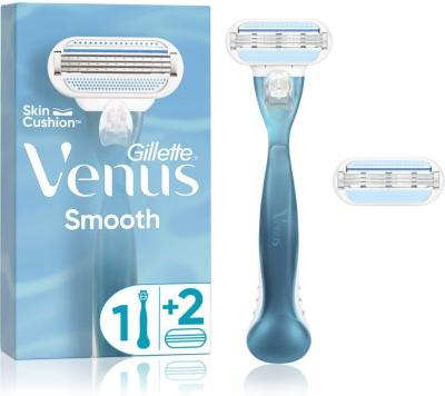 GILLETTE  Venus Smooth rasoir + 2 t&ecirc;tes de rechange 1 pcs