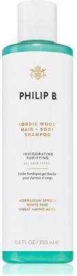 PHILIP B. Philip B Nordic Wood Shampooing pour cheveux et corps 350ml