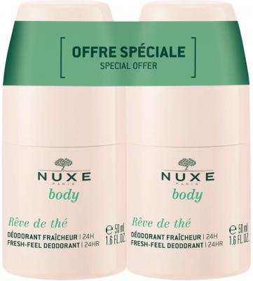 NUXE  Reve DE THE R&ecirc;ve de Th&eacute; Duo d&eacute;odorants fraicheur 2 x 50ml