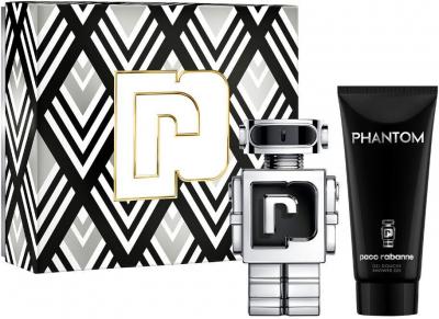 Paco Rabanne Coffret Phamtom Eau de Toilette 100ml&Gel Douche