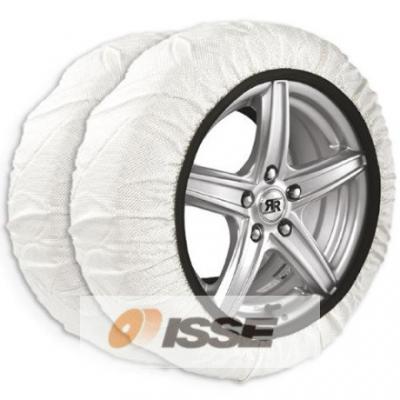 ISSE Jeu de 2 cha&icirc;nes &agrave; neige en textile pour voiture  Super Taille 74
