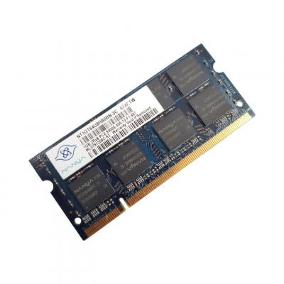 NANYA Barrette M&eacute;moire 1Go RAM DDR2  NT1GT64U8HB0BN-3C SO-DIMM PC2-5300S 