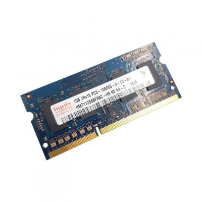 HYNIX Barrette M&eacute;moire 1Go RAM DDR3  HMT112S6BFR6C-H9 SO-DIMM PC3-10600S 1333MHz 2Rx16