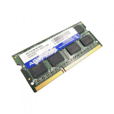 ADATA Barrette M&eacute;moire 2Go RAM DDR3  AD73I1B1672EG SO-DIMM PC3-10600S 1333MHz 1Rx8