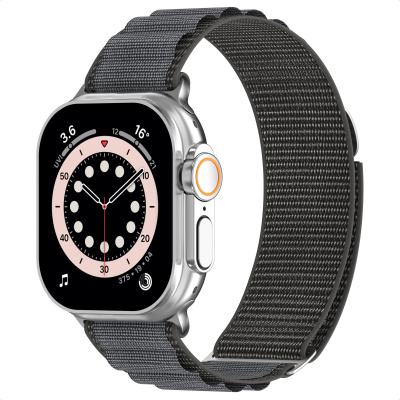 ACCEZZ  Bracelet en nylon Alpine Apple Watch 44/45/46/49 mm - Dark Grey