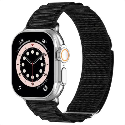ACCEZZ  Bracelet en nylon Alpine Apple Watch  44/45/46/49 mm - Noir