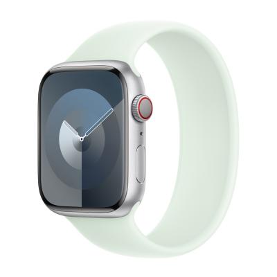APPLE Bracelet Boucle unique en Silicone  Watch  44/45/46/49 mm - Taille 8 - Soft Mint