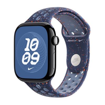 APPLE Bracelet Nike Sport  Watch Series 1 - 9 / SE (38/40/41 mm) - Taille M/L - Blue Ribbon