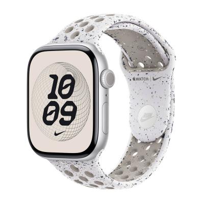 APPLE Bracelet 46 mm - M/L Sport Nike Gris voil&eacute;
