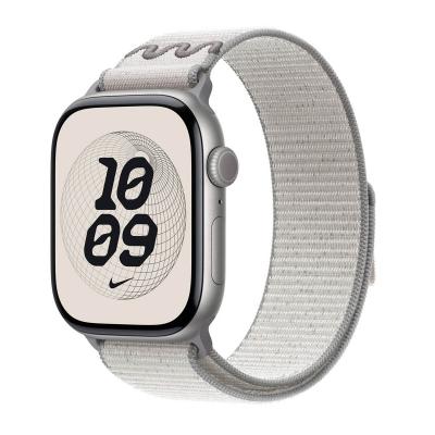 APPLE Bracelet 42 mm Sport Nike Gris voil&eacute;