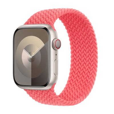 APPLE Bracelet Solo tress&eacute;  Watch  38/40/41/42 mm - Taille 5 - Guava
