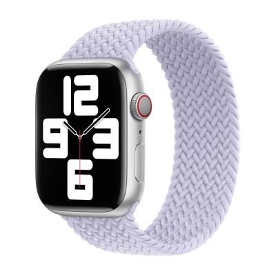 APPLE Bracelet Solo tress&eacute;  Watch  44/45/46/49 mm - Taille 12 - Purple Fog