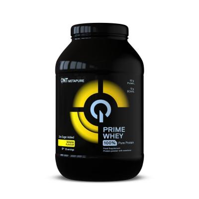 QNT Prot&eacute;ine m&eacute;lange 100 % d'isolat et de concentr&eacute; de lactos&eacute;rum Banane  Prime Whey 908 g
