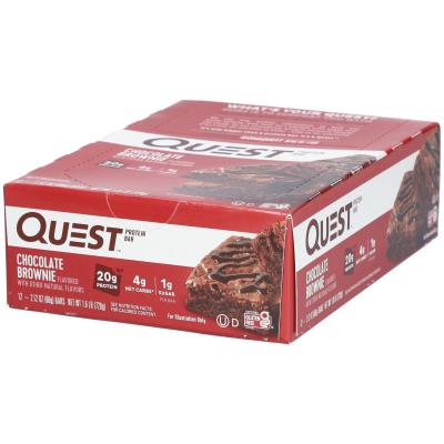 QUEST NUTRITION Quest Bar Brownie au chocolat (12 x 60 g) 