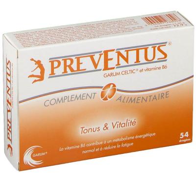 YALACTA Laboratoire  Preventus Tonus & Vitalit&eacute; 54 Comprim&eacute;s - Bo&icirc;te 54 comprim&eacute;s