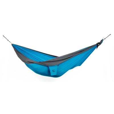 TICKET TO THE MOON  Compact Hammock Hamac King Size - aqua/gris fonc&eacute;