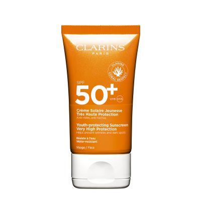 CLARINS  Cr&egrave;me Solaire Jeunesse Tr&egrave;s Haute SPF 50+ Protection solaire visage 5