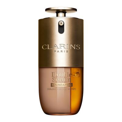 CLARINS DOUBLE SERUM FOND DE TEINT - Fond de Teint S&eacute;rum &Eacute;clat et Hybride