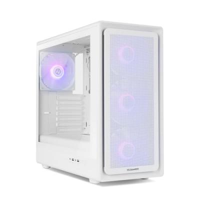 NOX Caja Semitorre  Hummer AERO Blanca ARGB ATX/M-ATX/ITX Cristal Templado 4x140mm ARGB PWM/USB-C