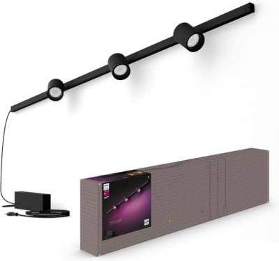 PHILIPS HUE Luminaire  W&C Perifo x3 noir Multicolore Philips