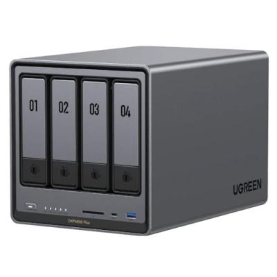 UGREEN Serveur nas  4 baies dx4800 plus 112 to gris gris anodis&eacute;