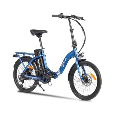 YOUIN V&eacute;lo &Eacute;lectrique  BK1003 AMSTERDAM Bleu 250 W 20
